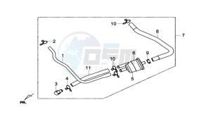 GTS 300i ABS drawing AIRFILTER