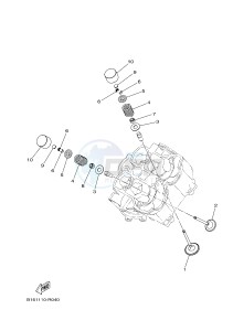 YFM700FWAD GRIZZLY 700 (2UDD) drawing VALVE