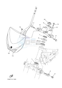 YZ85LW (1SPK) drawing STEERING