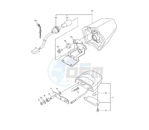 XJ6-NA ABS 600 drawing TAILLIGHT