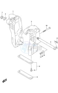 DF 70A drawing Clamp Bracket