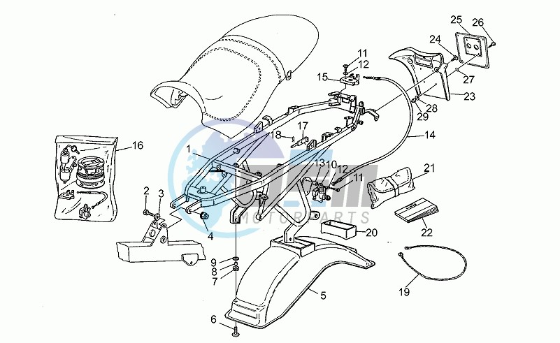 Rear body - rear fairing