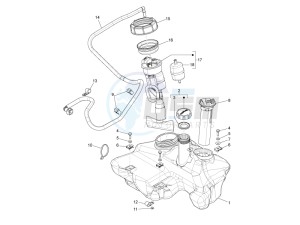 LX 125 4T 2V ie E3 Taiwan drawing Fuel Tank