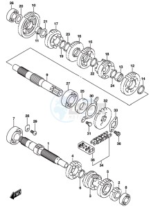 GSX-S125 drawing TRANSMISSION