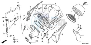 CRF450RC drawing AIR CLEANER