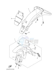 YB125 (2CS3) drawing FENDER