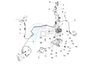 TUONO 1100 V4 RR E4 ABS (APAC) drawing ABS brake system