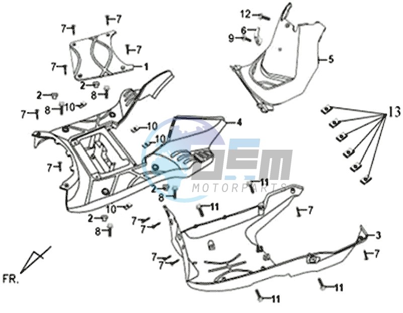 BOTTOM PLATE / FRAMECOWLING