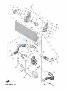 NIKEN GT MXT890D (BFD1) drawing WATER PUMP