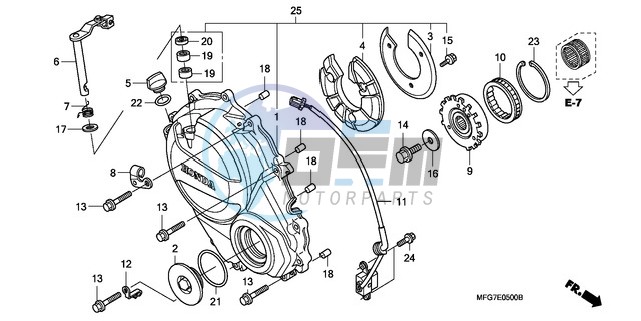 RIGHT CRANKCASE COVER