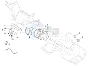 Nexus 125 e3 drawing Meter combination - Cruscotto