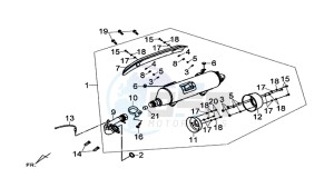 MAXSYM 600 I ABS EXECUTIVE (LX60A3-EU) (E4) (L7-M0) drawing EXHAUST