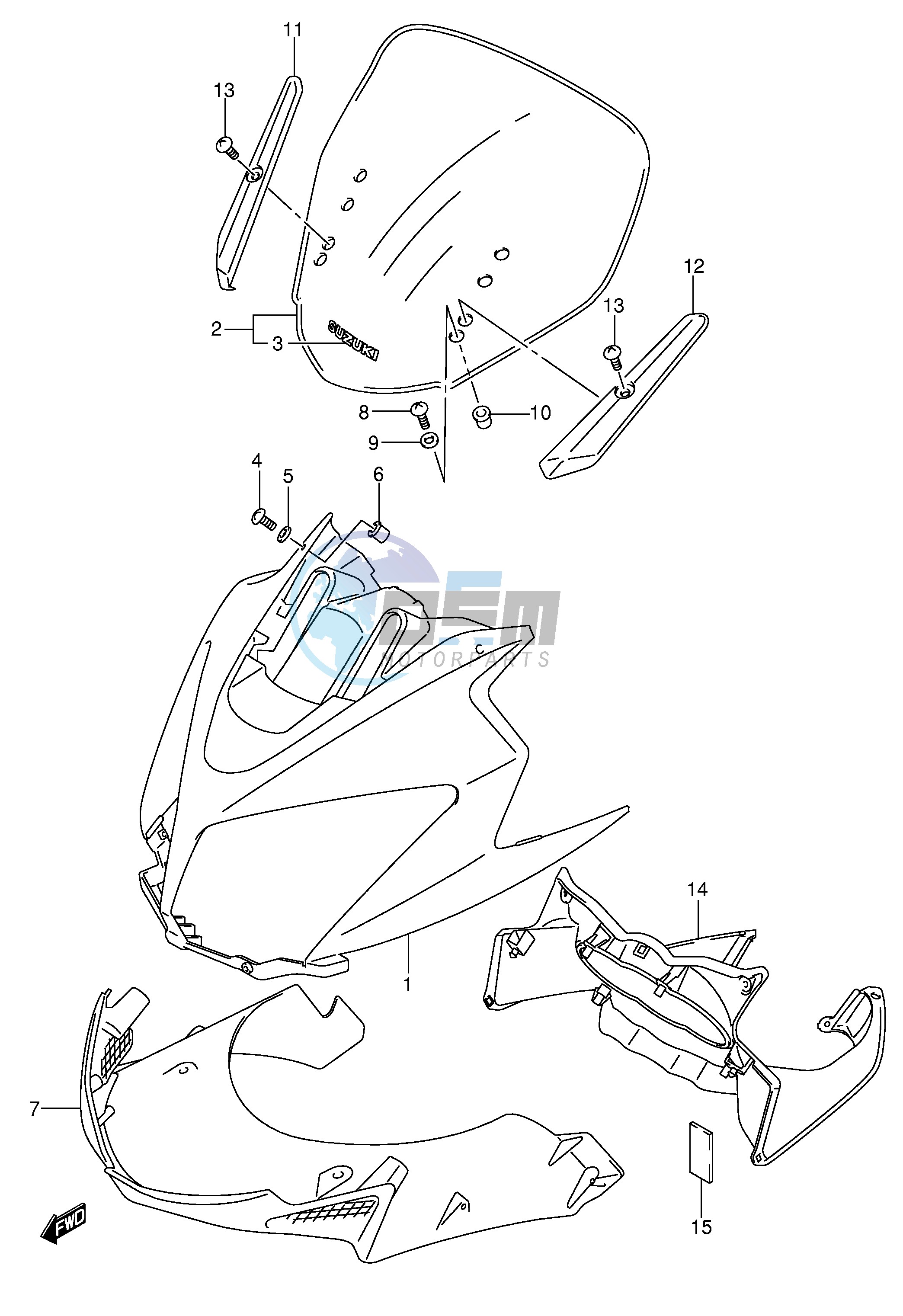 COWLING BODY (MODEL K4 K5 K6)