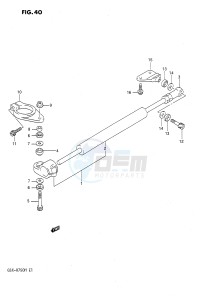 GSX-R750 (E1) drawing STEERING DAMPER