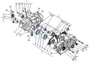 ROADSTER 125 drawing CRANKCASE