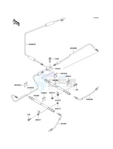 KAF 620 R [MULE 4010 TRANS4X4] (R9F-RAFA) RAF drawing BRAKE PIPING