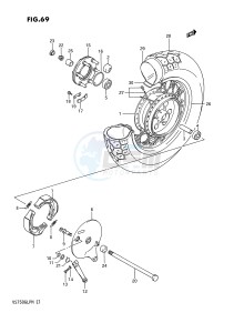 VS750GL (E1) INTRUDER drawing REAR WHEEL (VS750GLFH GLPH,MODEL J K L M)