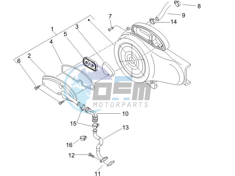 Secondary air box