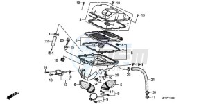 XL700V9 F / CMF drawing AIR CLEANER