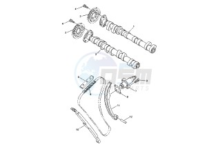 YZF R6 600 drawing CAMSHAFT -CHAIN