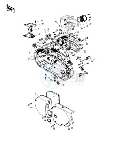 F81 M drawing ENGINE COVERS -- 71 F81M- -