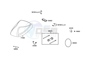 AGILITY CARRY 50cc drawing Seat