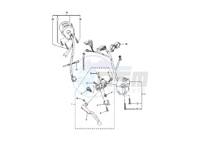 FZ6 NS 600 drawing HANDLE SWITCH- LEVER