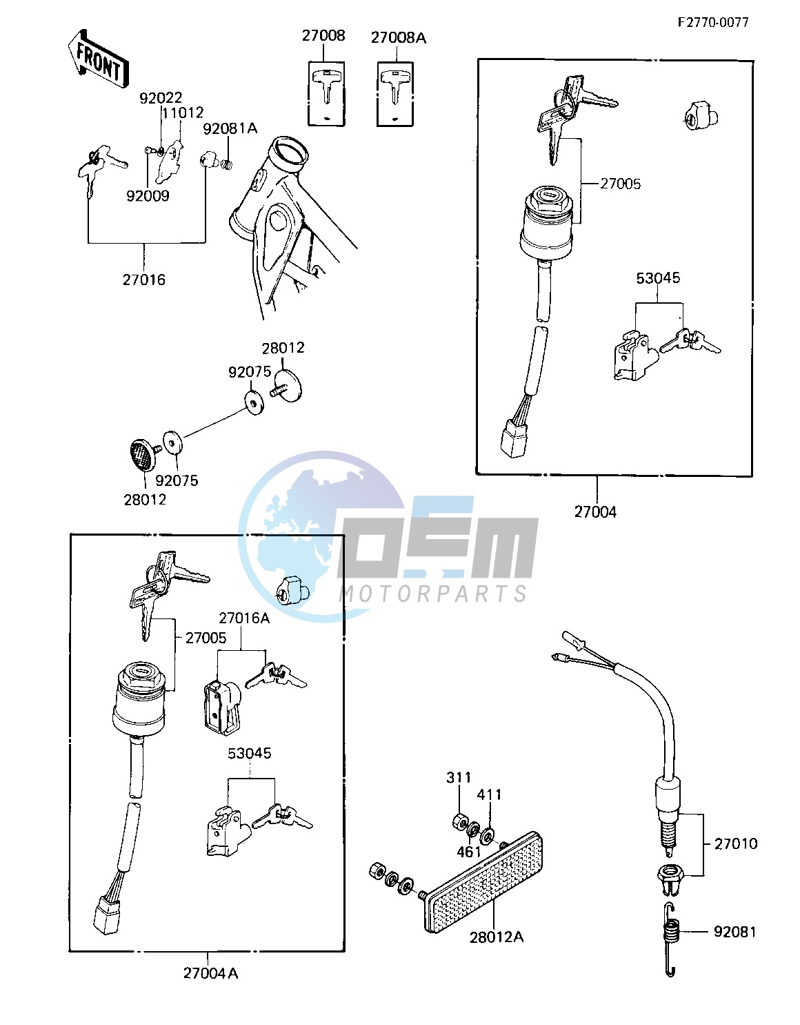 IGNITION SWITCH_LOCKS_REFLECTORS