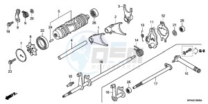 TRX420FPEC drawing GEARSHIFT FORK