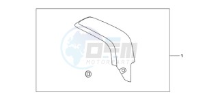 CBR600RR9 Europe Direct - (ED / MME SPC) drawing CARBON FIBER EXHAUST GUARD