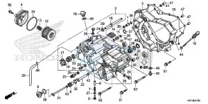 TRX420FA5G TRX420F Europe Direct - (ED) drawing FRONT CRANKCASE COVER