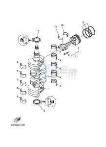 F100B drawing CRANKSHAFT--PISTON