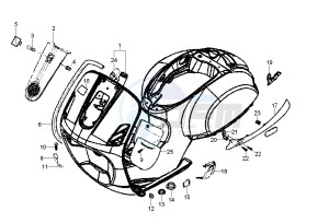 LX 125 drawing Front body