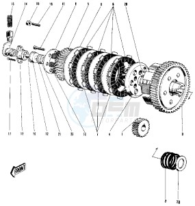 G3 SS A (-A) 90 drawing CLUTCH -- 69-73- -