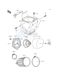 KX 80 R T [KX80] (R4-T4 BIG WHEEL R5) [KX 80 BIG WHEEL] drawing AIR CLEANER