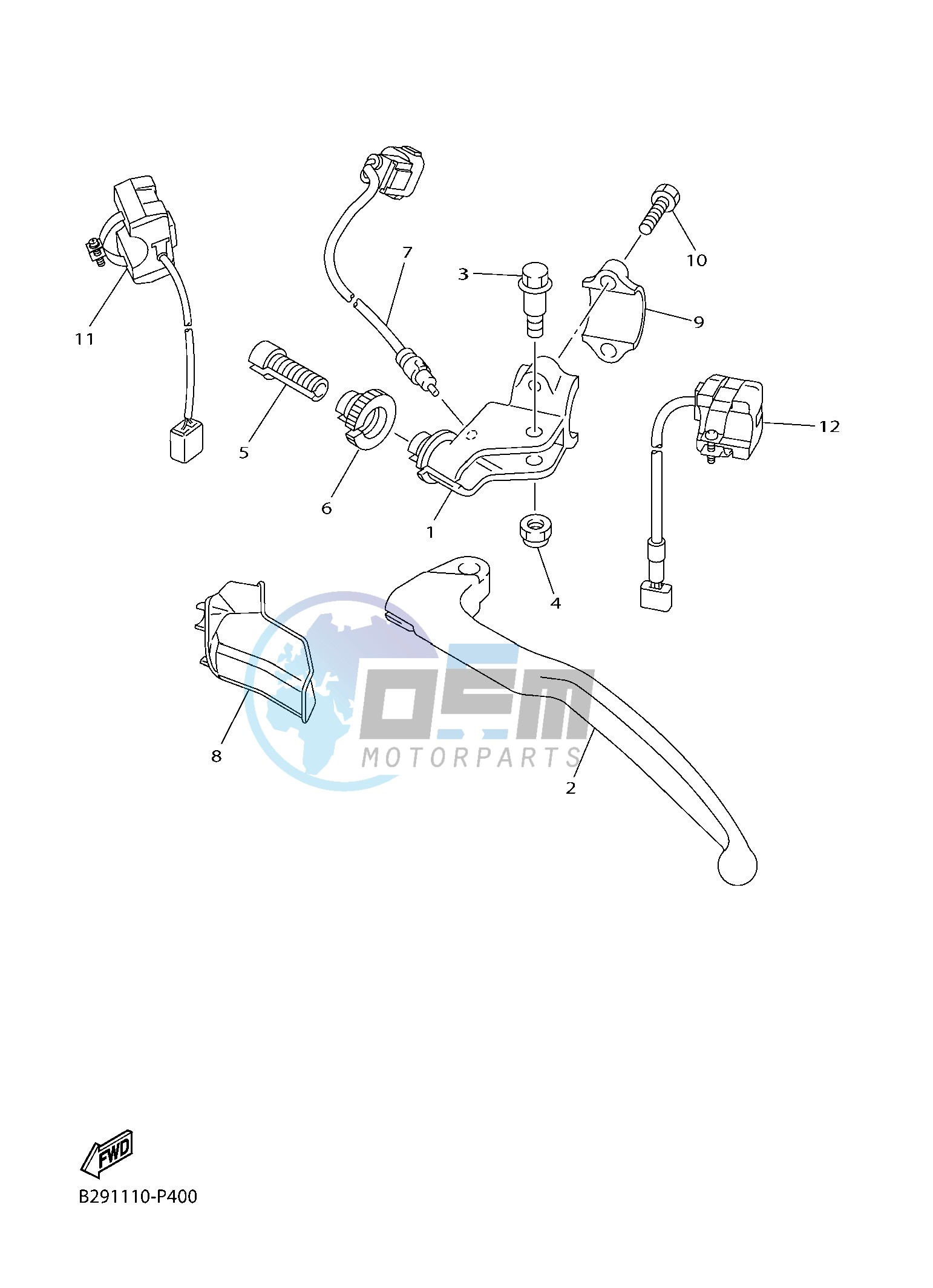 HANDLE SWITCH & LEVER