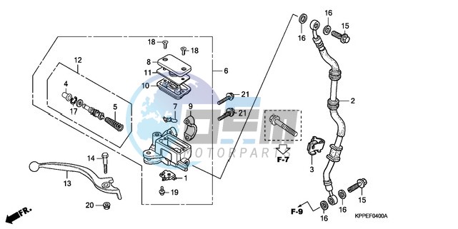 FR. BRAKE MASTER CYLINDER