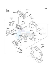 NINJA ZX-12R ZX1200B6F FR GB XX (EU ME A(FRICA) drawing Rear Brake