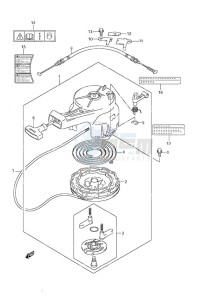 df 4 drawing Recoil Starter