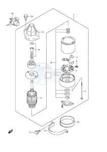 DF 50 drawing Starting Motor