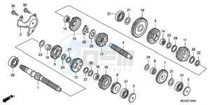 VT750C9 E / MKH MME drawing TRANSMISSION