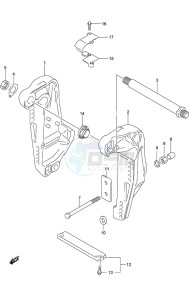 DF 150 drawing Clamp Bracket (Model: TG/ZG)