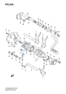 LT-R450 (E19) drawing GEAR SHIFTING (MODEL K8 K9 L0)