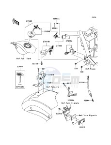 VN900_CLASSIC VN900B7F GB XX (EU ME A(FRICA) drawing Ignition Switch