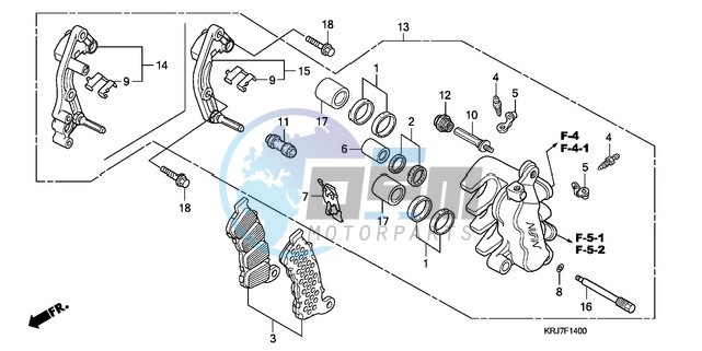 FRONT BRAKE CALIPER