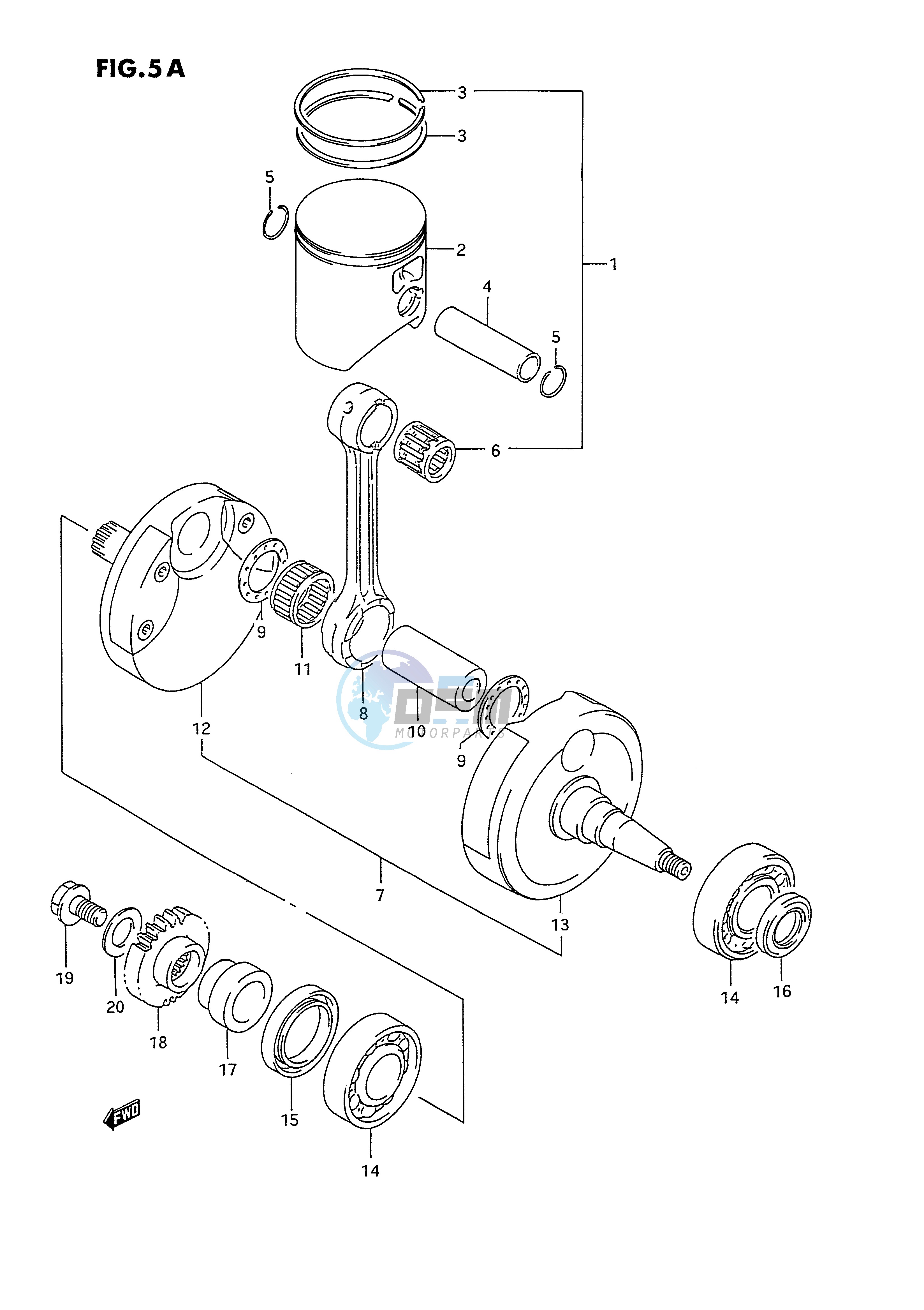 CRANKSHAFT (MODEL R S)