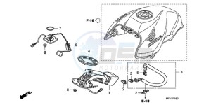 CB1000RA Europe Direct - (ED) drawing FUEL PUMP