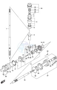 DF 150 drawing Transmission (Model: TG)