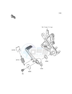 NINJA ZX-10R ZX1000JFFA FR XX (EU ME A(FRICA) drawing Brake Pedal