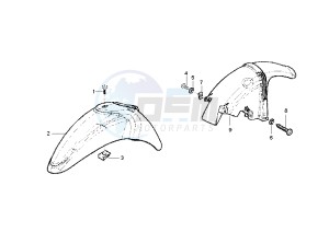 Liberty 2T RST 50 drawing Mudguard